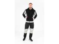 Jacheta Fleece Cu Gluga Sarna Neagru M