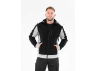 Jacheta Fleece Cu Gluga Sarna Neagru L