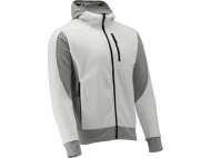Jacheta Fleece Cu Gluga Sarna Alba M