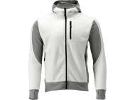 Jacheta Fleece Cu Gluga Sarna Alba 2xl