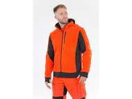 Jacheta Fleece Cu Gluga Sarna Rosie 2xl