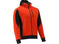 Jacheta Fleece Cu Gluga Sarna Rosie 2xl