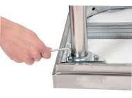 MasĂ De Lucru 1600×600×h850 Cu SpaȚiu De Depozitare