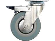 Roată Pivotantă Cu Frână 75X21X104Mm