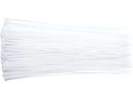 Coliere Din Plastic 500X8Mm, 50 Buc, Alb