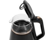 Fierbător Electric 1L, Controlul Temperaturii, Negru