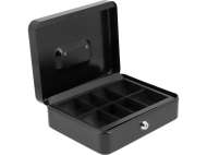 Casetă Bani Metalică 250X200X90Mm Negru
