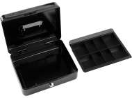 Casetă Bani Metalică 250X200X90Mm Negru