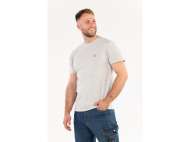 Tricou Gri, Tall Cu Elastan, Mărimea 2Xl
