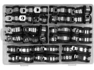 Set Cleme Oțel Inoxidabil Cu Cauciuc, 54 Buc