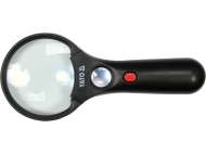 Lupă Cu Două Lentile 3.5X/45X, Cu Iluminare Led