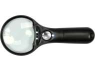 Lupă Cu Două Lentile 3.5X/45X, Cu Iluminare Led