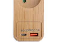 Prelungitor Cu Usb Imitație Lemn 3G 1.4M