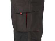 Pantaloni De Lucru Cu Pieptar, Basalt, Mărimea M