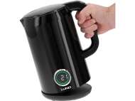 Fierbător Electric 1,7L, Controlul Temperaturii, Negru