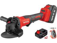 Polizor Unghiular 18V, 2X4Ah