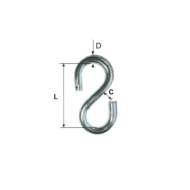 Carlig Zincat Fara Inel 5mm / 5x38mm