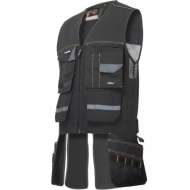 Vesta Lucru Cu Teaca Aditionala / Negru - 2xl