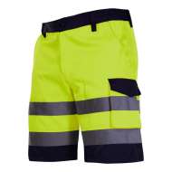 Pantalon Reflectorizant Scurt / Verde - M