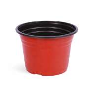 Ghiveci Plastic Rotund De Productie - 100mm / 110/77mm