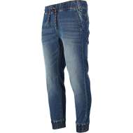 Pantalon Tip-blugi Elastic Cu Snur Si Mansete - Xl