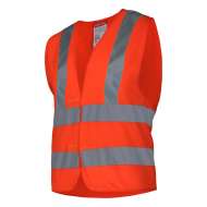 Vesta Reflectorizanta Cu Patru Benzi / Portocaliu - 2xl