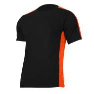Tricou Bumbac Multicolor / Negru-portocaliu - Xl