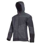 Jacheta Elastica Tip-sherpa Cu Gluga / Negru - M